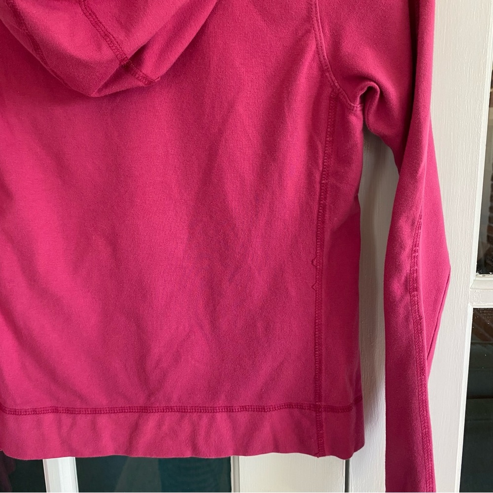 Hard Tail Zip Up Lightweight Hoodie Athletic Jacket Cotton Blend Small Pink - Picture 8 of 13